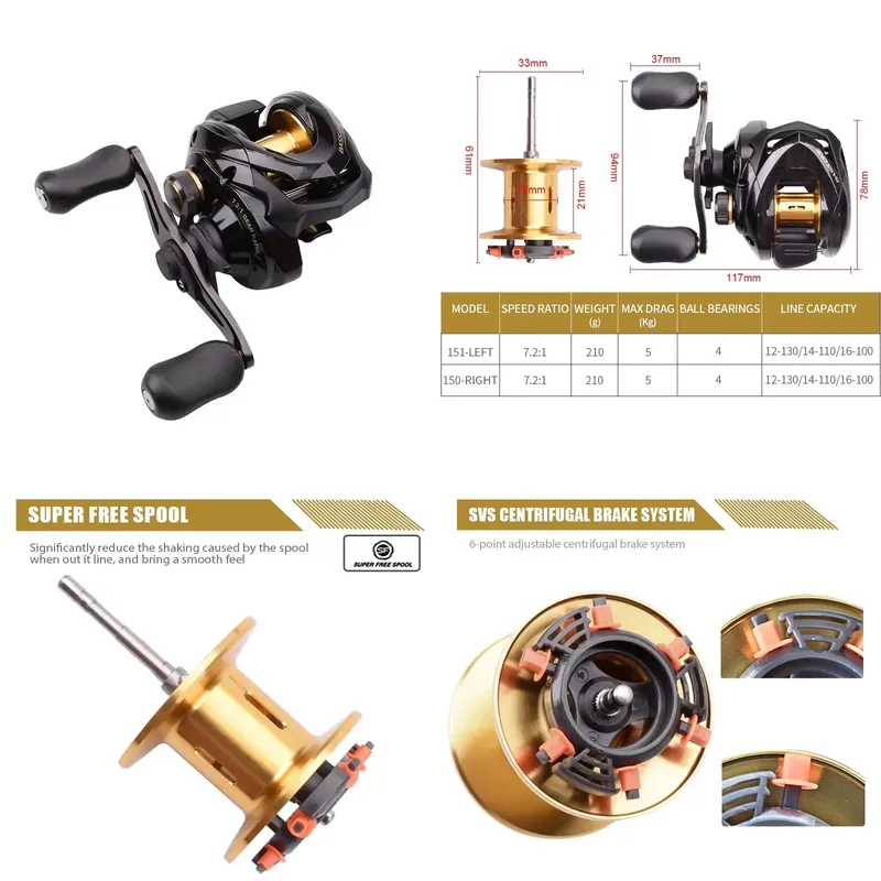 Baitcasting Reel - Bass One Xt 151 150 Fishing