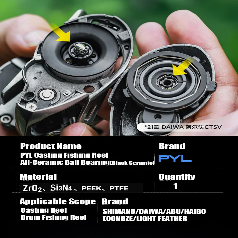 PYL Cast Fishing Reel, all-cer - Fly Reel recension och pris
